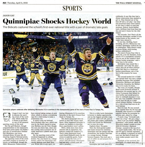 Quinnipiac Shocks Hockey World WSJ 2023-0411 1200px.jpg